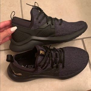 Black Puma sneakers
